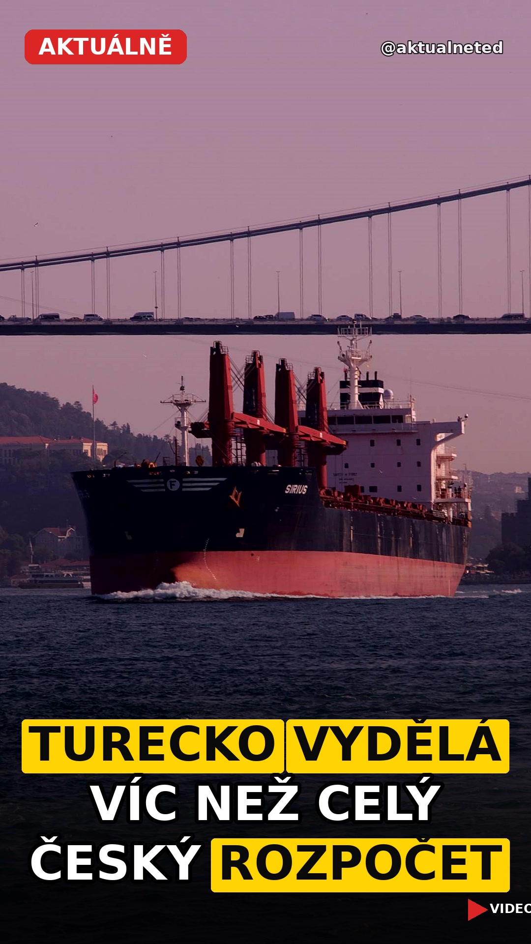 TURECKO VYDĚLÁ VÍC NEŽ CELÝ ČESKÝ ROZPOČET