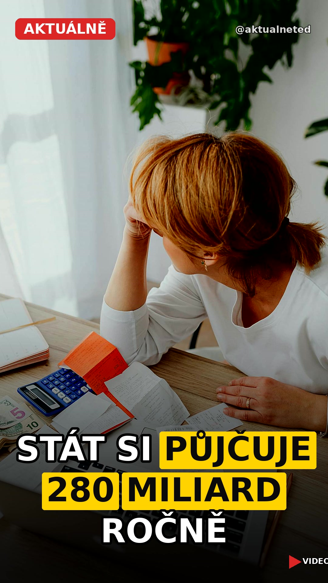 STÁT SI PŮJČUJE 280 MILIARD ROČNĚ