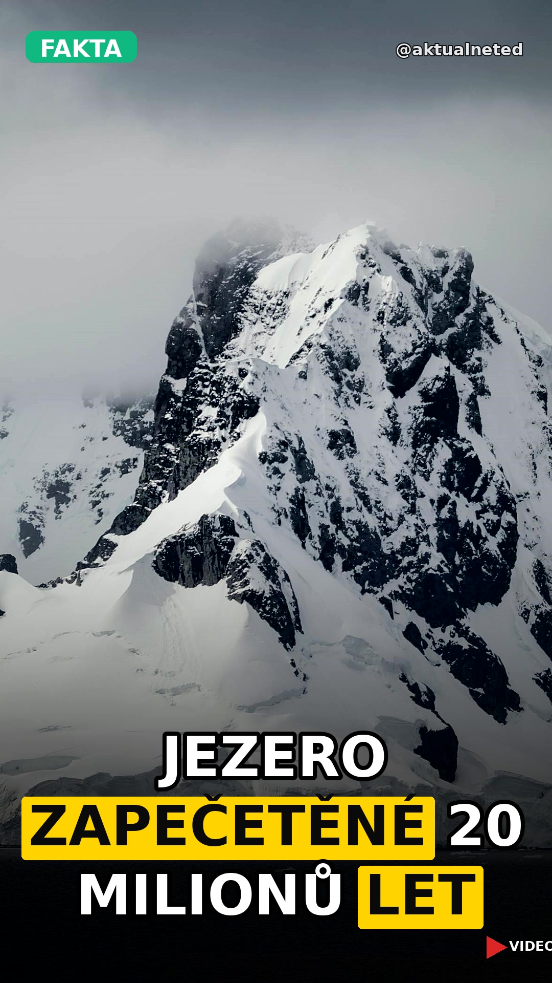 JEZERO ZAPEČETĚNÉ 20 MILIONŮ LET