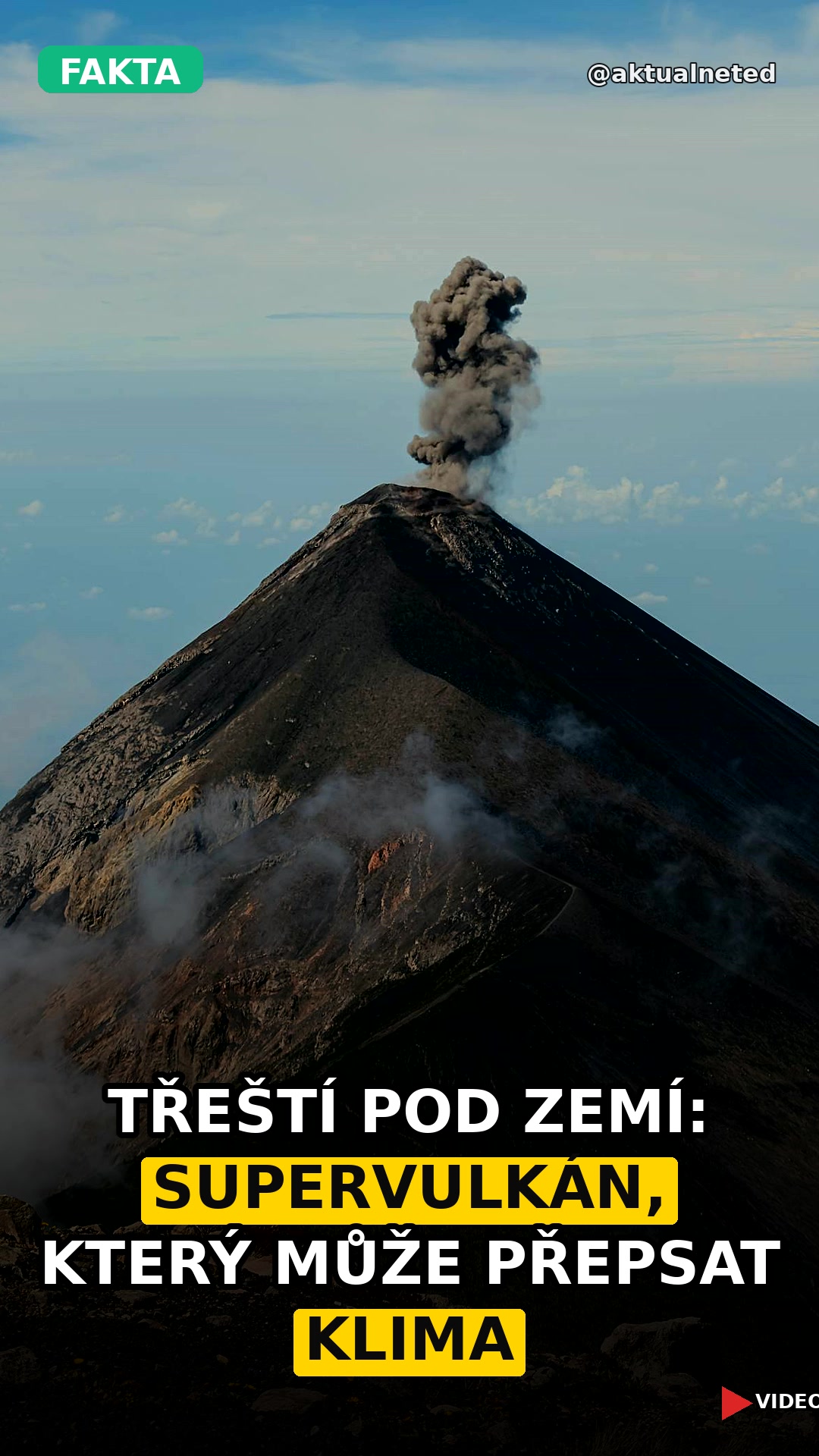 TŘEŠTÍ POD ZEMÍ: Supervulkán, který může přepsat klima