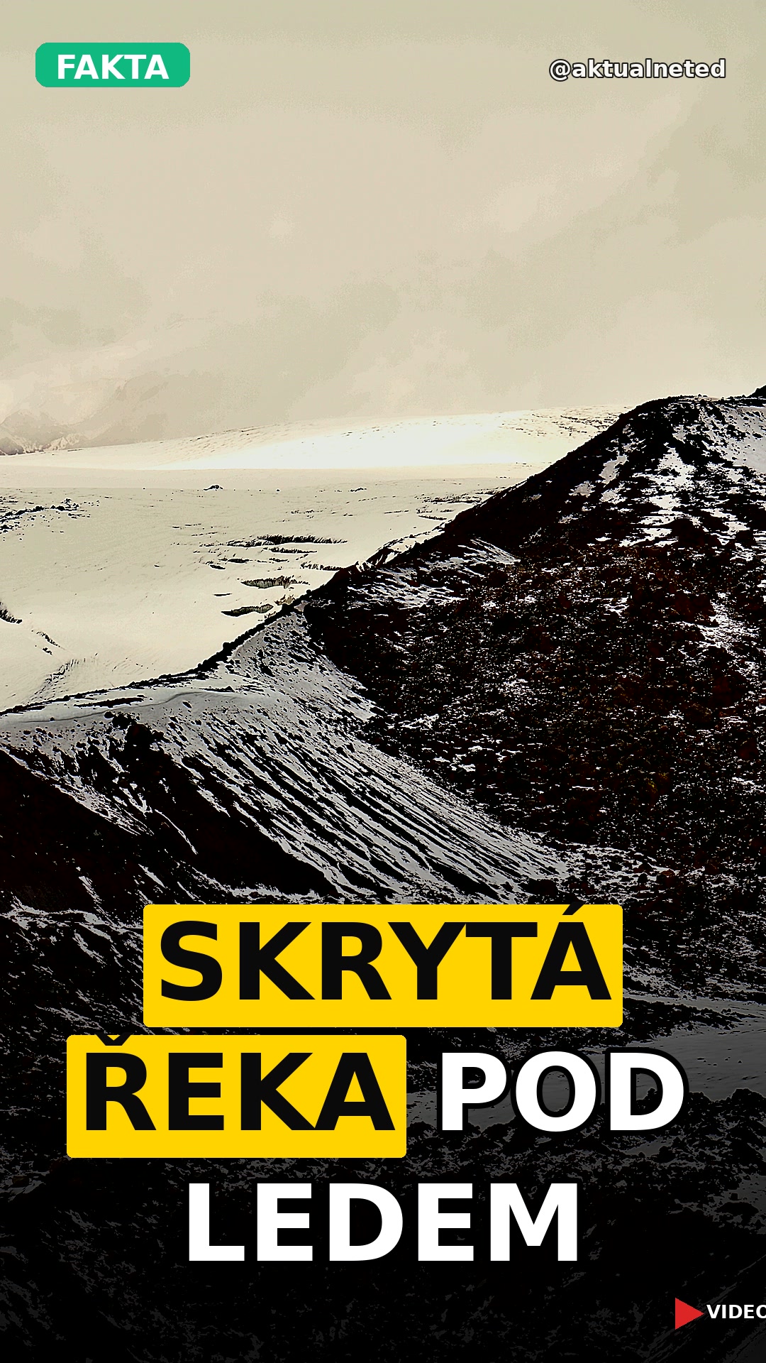 SKRYTÁ ŘEKA POD LEDEM